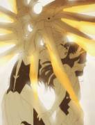 [Fxf] D.va And Mercy Kissing (One More In Comments)[Lillieath]