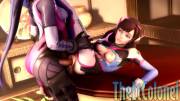 [Futa X F] Widowmaker X D.va [Theltcolonel]