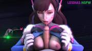 [Fxm] D.va Titfuck (Sfm) [Lesdias-Nsfw]