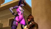 Tracer Worshiping Widowmaker [Oc] [Fxf]