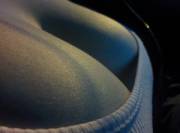 Up Close And Personal With The Girlfriend's Cleavery