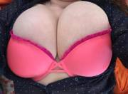 My Cleavage While I'm Laying In Bed :)