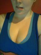 Oops. Even Sports Bras Look Inappropriate. A Little Too Much Cleavage For The Gym?