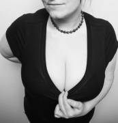 Some More Cleavage, Courtesy Of My Girl's Huge Tits. [F] (Reposted With Better Thumbnail!)