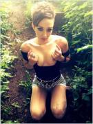 Posing In The Garden