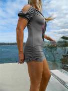 On The Balcony, With Pokies.