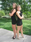 Two Happy Girls In Their Lbd