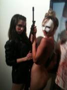 Allison Brie With Naked Girl