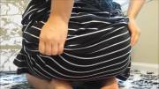 I Love The Way My Dress Jumps Up! It's Hard To Contain All This Ass