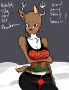 Rudolph The Red Clit Reindeer Inuyuru