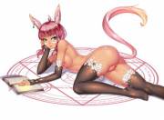 Ff14 Catgirl (Lucknight)