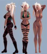 Faranne The Dark Elf (Character From /R/Mgi Game, More Pics On The Subreddit)