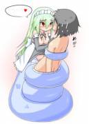 Maid Lamia Having Some Fun