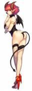 Cute Succubus In Heels
