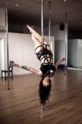 She Knows How To Use That Pole.
