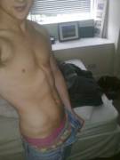 Unfortunately I'm Too Shy To Get Completely Naked..