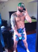 Tattoos, An Adorable Stitch Plushie, And A Chibi Green Lantern Cap ;) (Not Me)