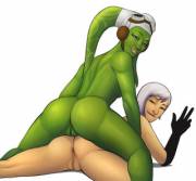 Hera Syndulla Stacked Atop Sabine Wren (Naavs)