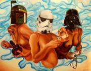 My Painting, &Amp;Quot;Vices Of The Dark Side,&Amp;Quot; Might Fit Here. 