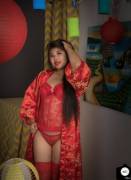 Kimono Over A Bustier (Oc)