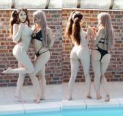 Some Pool Love Today! - Mikomi Hokina &Amp;Amp;Amp; Virtual Geisha