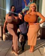 Foxy, Allegra And A Smol Asian Lady