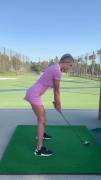 Yup. Just Gabbie Carter Very Casually Golfing