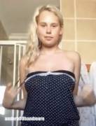 Slow Dropping Her Dress [Reveal]