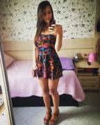 Gorgeous Girl In A Clean Room