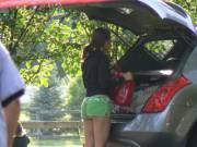 Short Shorts On A Soccer Mom