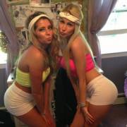 Skin Tight Booty Shorts In The Dorm