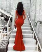 Red Dress, White Room