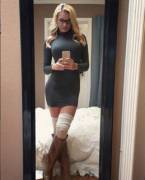 Tight Dress And Socks