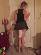 Tail Plug, Nipple Clamps, And Vibrator On My Fiancé Anyone Interested? (;