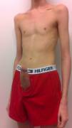 Trying Something A Little Different. My Dick Sticking Out Through My Boxers. Please ...