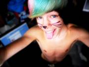 Halloween Kitty Twink, Almost Ready For Trick Or Treating.