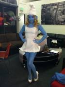 Wonder If She Needs Help Washing Of That Paint