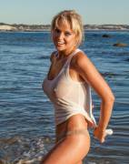 Genevieve Morton In A Wet White Shirt Is A Beautiful Sight