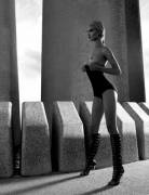 Rosie Huntington-Whiteley In Black And White