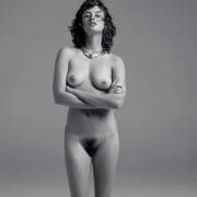 Trish Goff In Purple Magazine