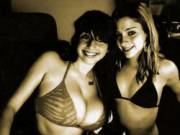 Huge And Tiny. In Bikinis