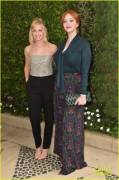 Beth Behrs With Christina Hendricks
