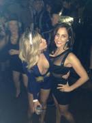 Drunk Blonde With A Deep Cleavage