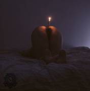 Romantic Moment With My Wife In The Glow O(F) A Candle