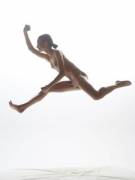 Hurdling In The Nude