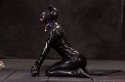 Good Little Rubber Puppy Girl!