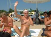 Handbra On The Beach