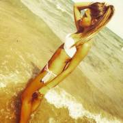 Beach Lovely. X-Post /R/Nsfwponytails