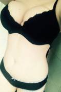[F] Black Underwear To Match The Weather!