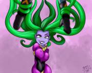 It Looks Like Sunset Shimmer Is The Mane Attraction(Artist Ponut_Joe)[Pun Intended]